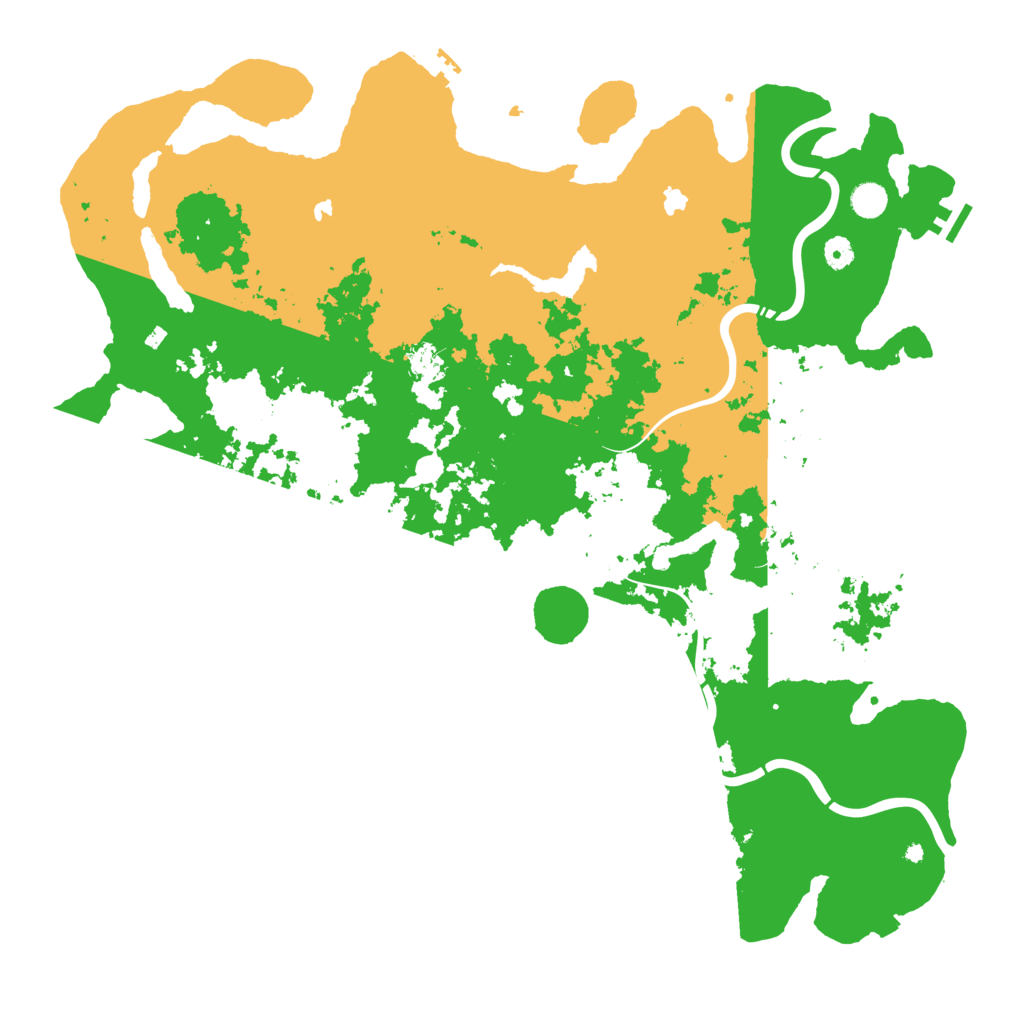 Biome Rust Map: Procedural Map, Size: 5000, Seed: 1791173774
