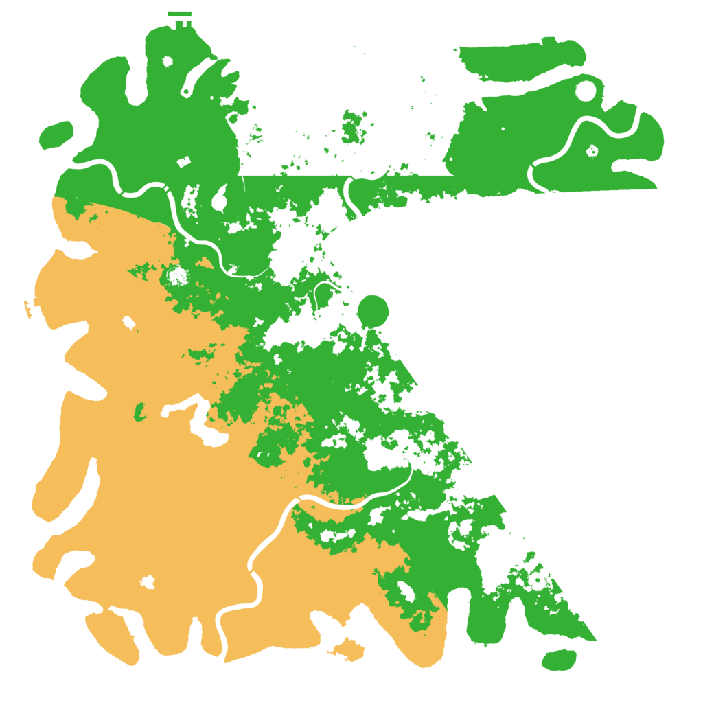 Biome Rust Map: Procedural Map, Size: 6000, Seed: 107624429