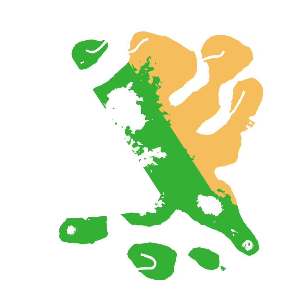 Biome Rust Map: Procedural Map, Size: 3000, Seed: 420691337