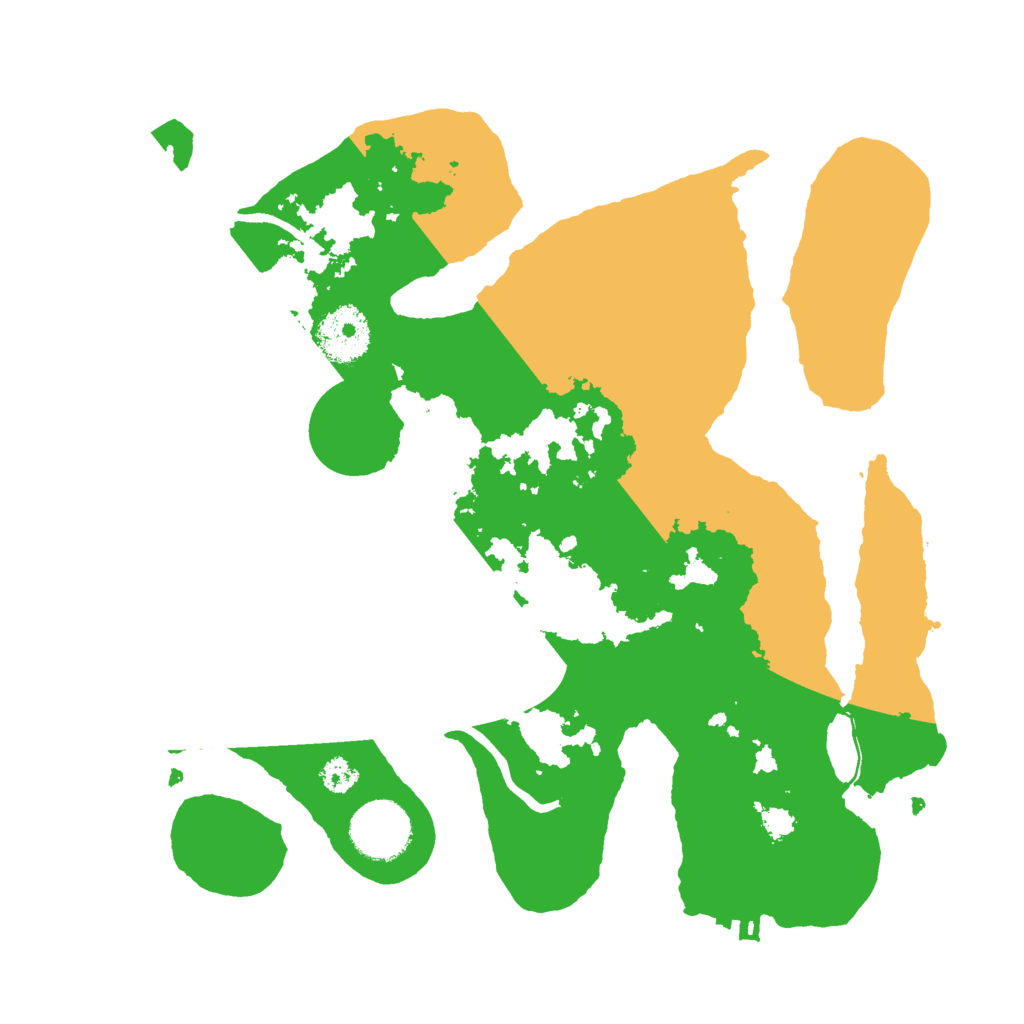 Biome Rust Map: Procedural Map, Size: 3000, Seed: 2422858