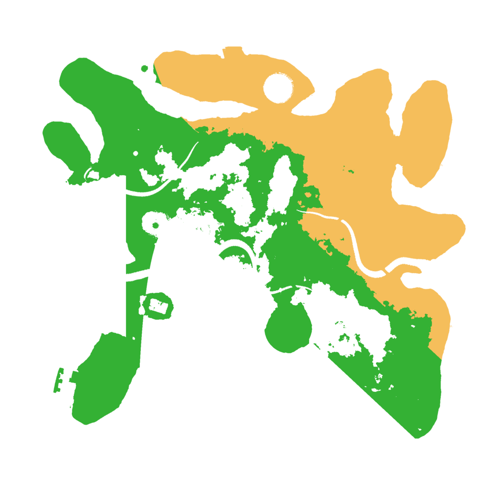 Biome Rust Map: Procedural Map, Size: 3000, Seed: 372434