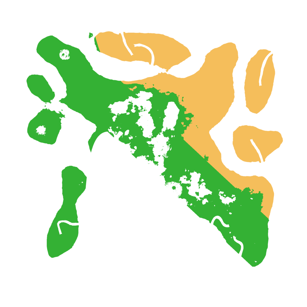 Biome Rust Map: Procedural Map, Size: 3000, Seed: 372434