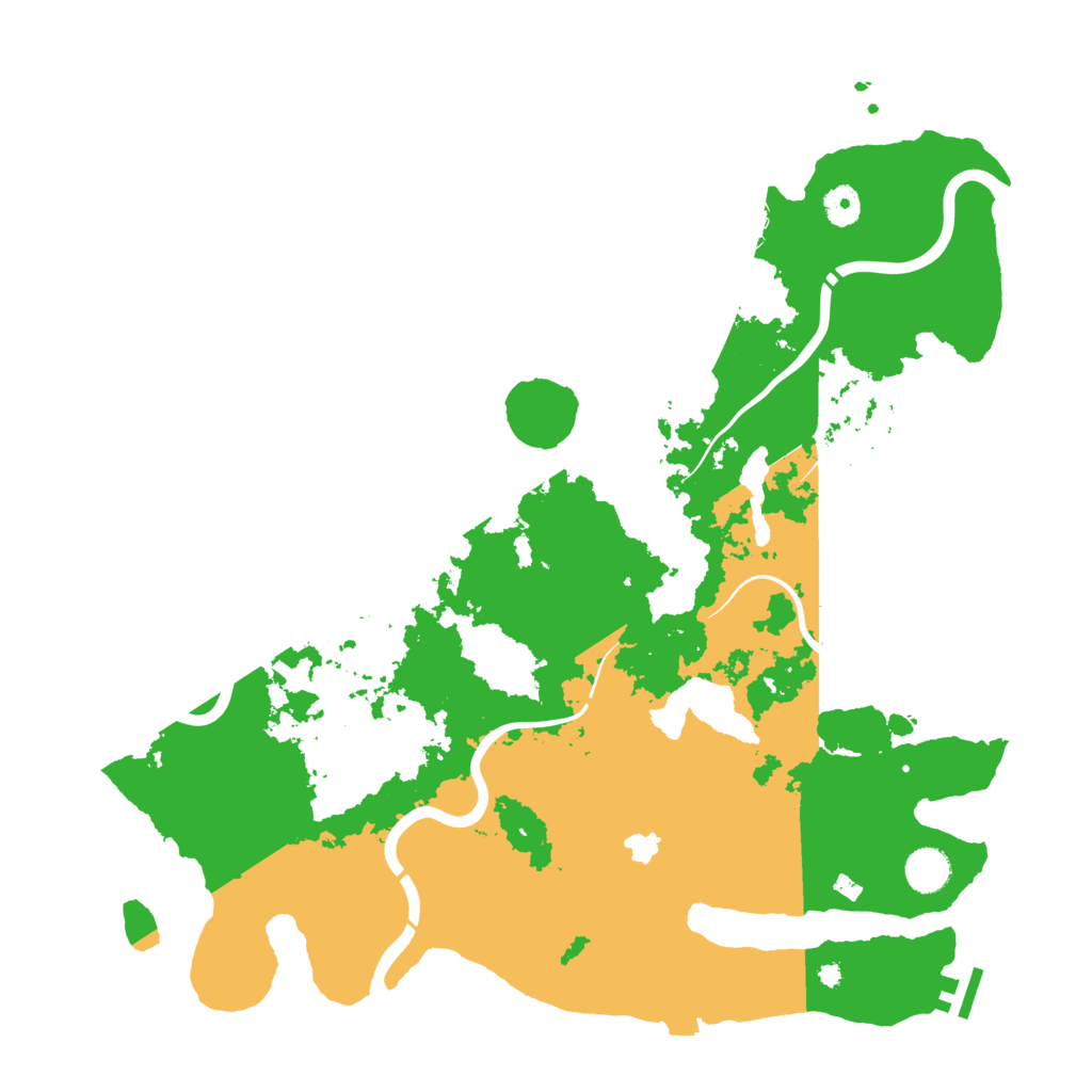 Biome Rust Map: Procedural Map, Size: 4250, Seed: 243470