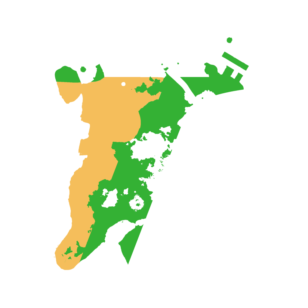 Biome Rust Map: Procedural Map, Size: 2200, Seed: 1230