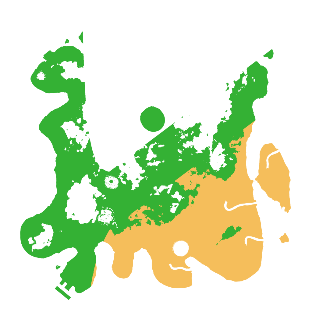 Biome Rust Map: Procedural Map, Size: 3500, Seed: 4284952