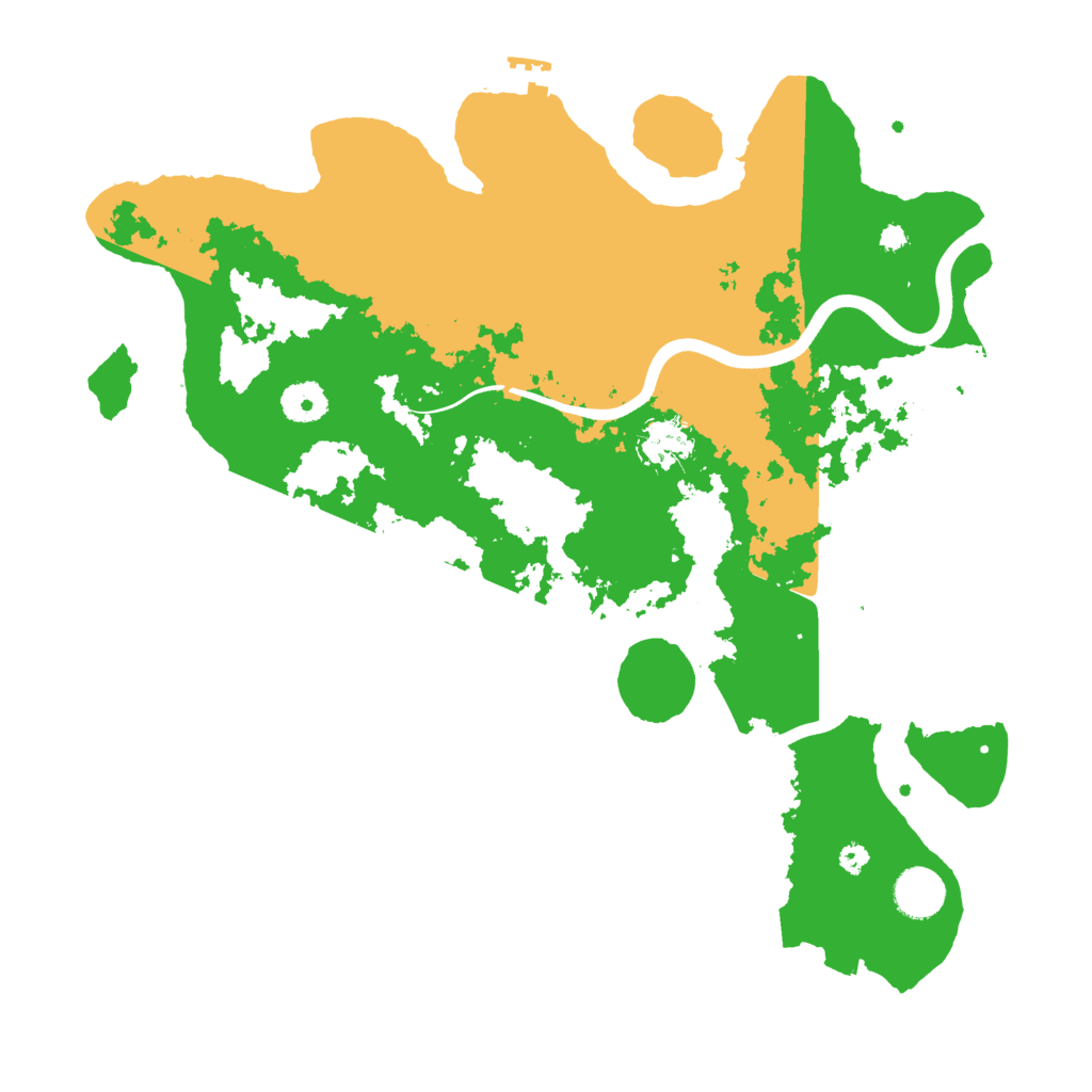 Biome Rust Map: Procedural Map, Size: 3750, Seed: 1838534725
