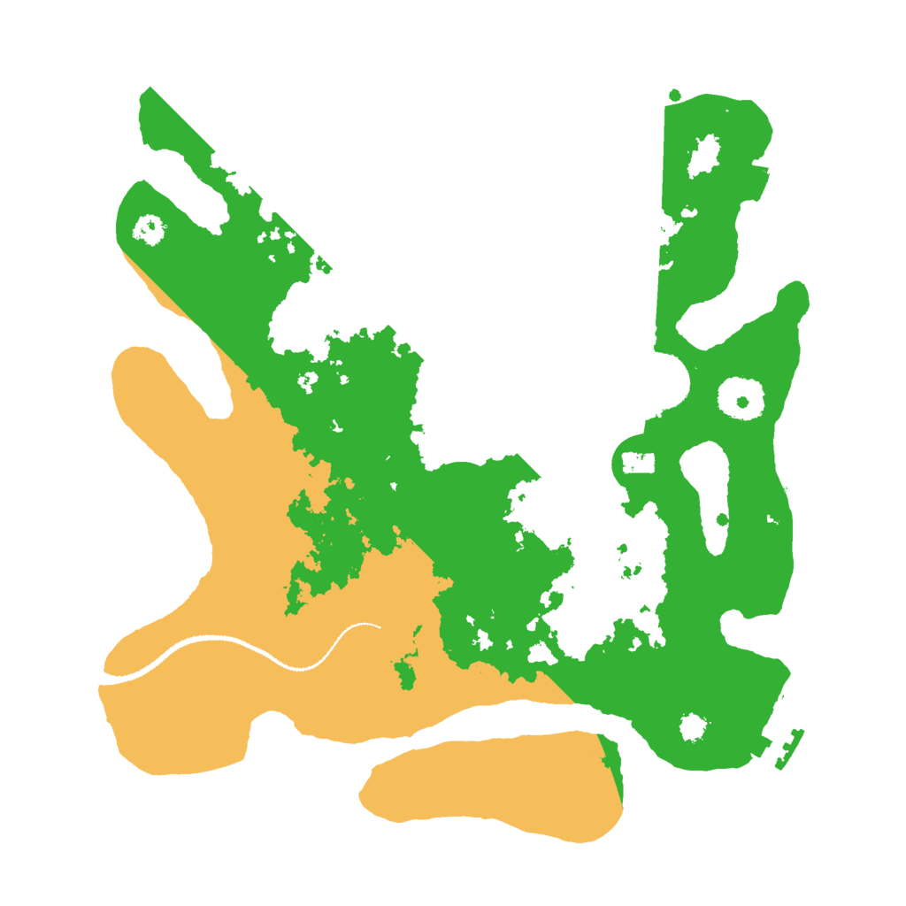 Biome Rust Map: Procedural Map, Size: 3000, Seed: 2331116