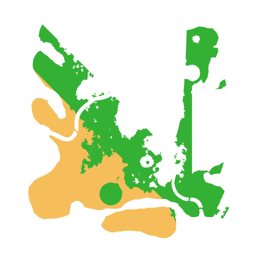 Biome Rust Map: Procedural Map, Size: 3000, Seed: 2331116