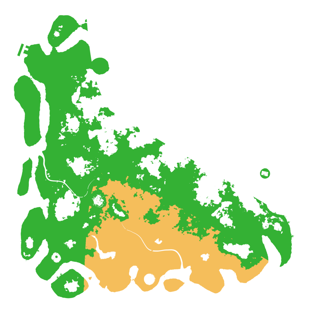 Biome Rust Map: Procedural Map, Size: 5000, Seed: 142062926