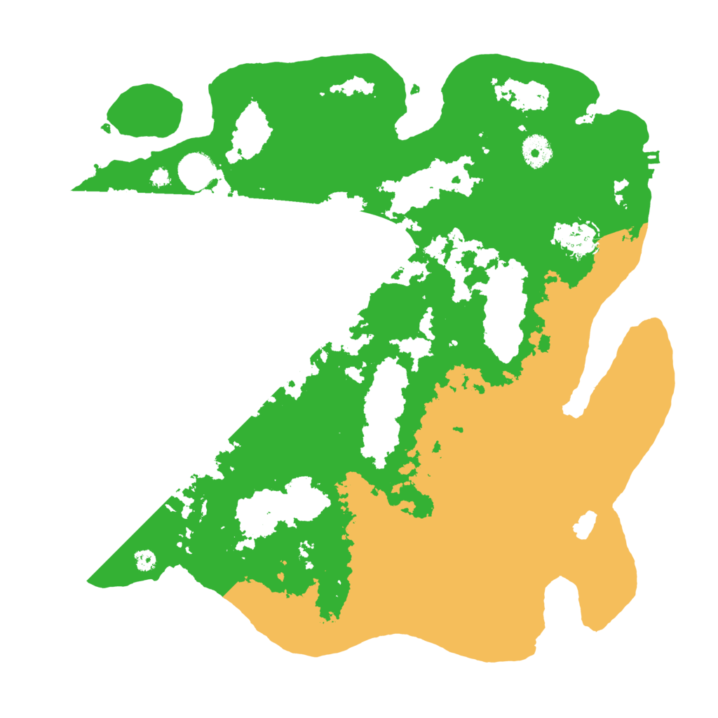 Biome Rust Map: Procedural Map, Size: 3500, Seed: 547809620