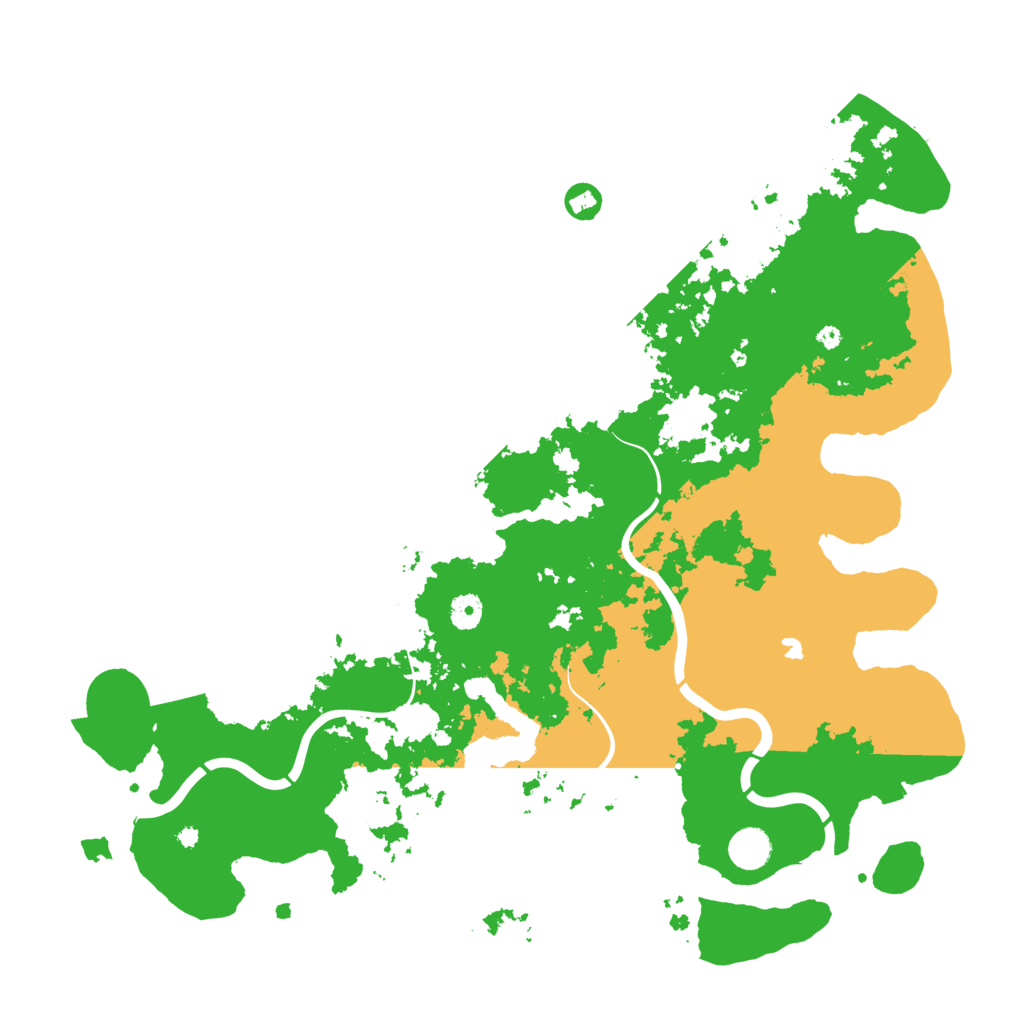 Biome Rust Map: Procedural Map, Size: 4500, Seed: 218336777