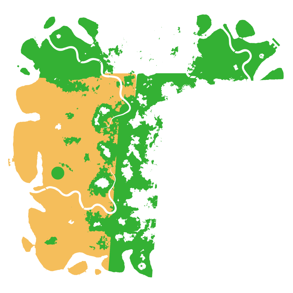 Biome Rust Map: Procedural Map, Size: 6000, Seed: 1698857185