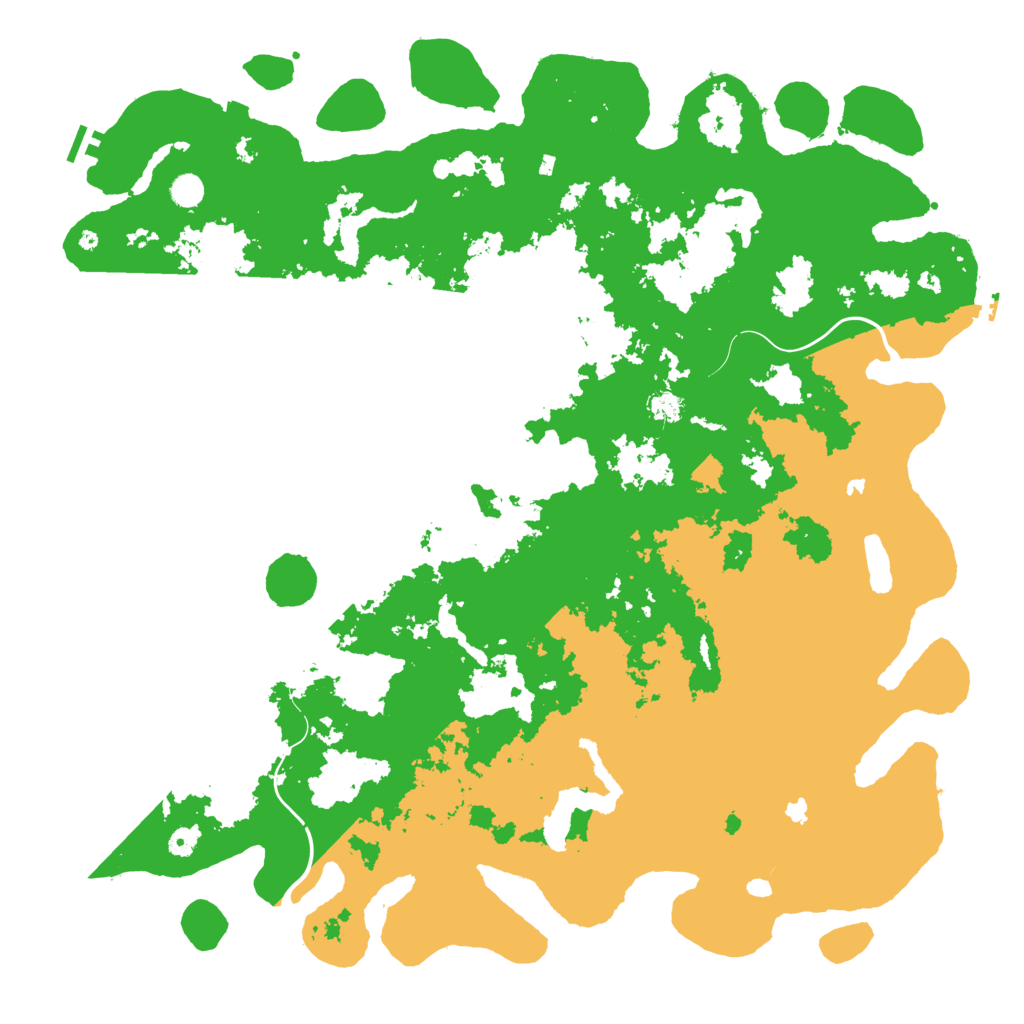 Biome Rust Map: Procedural Map, Size: 5378, Seed: 2600