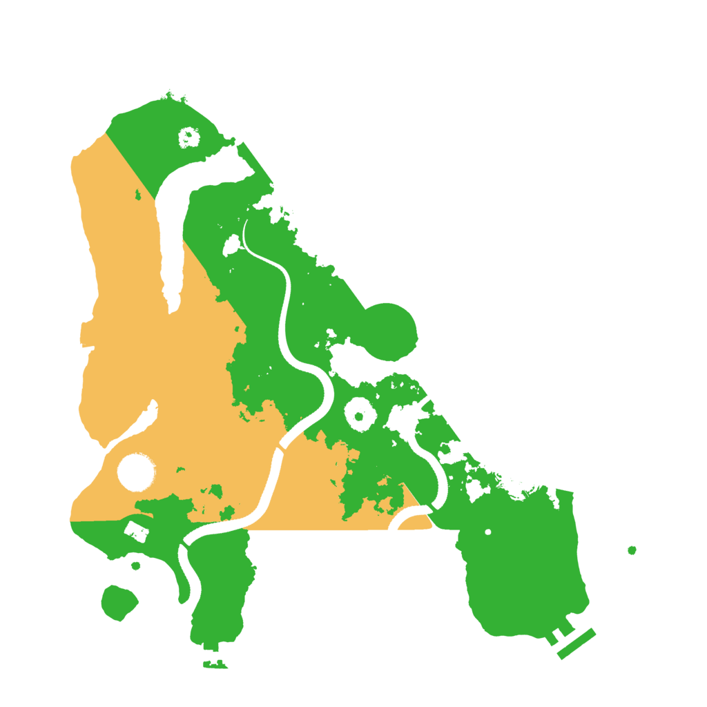 Biome Rust Map: Procedural Map, Size: 3300, Seed: 1327231542