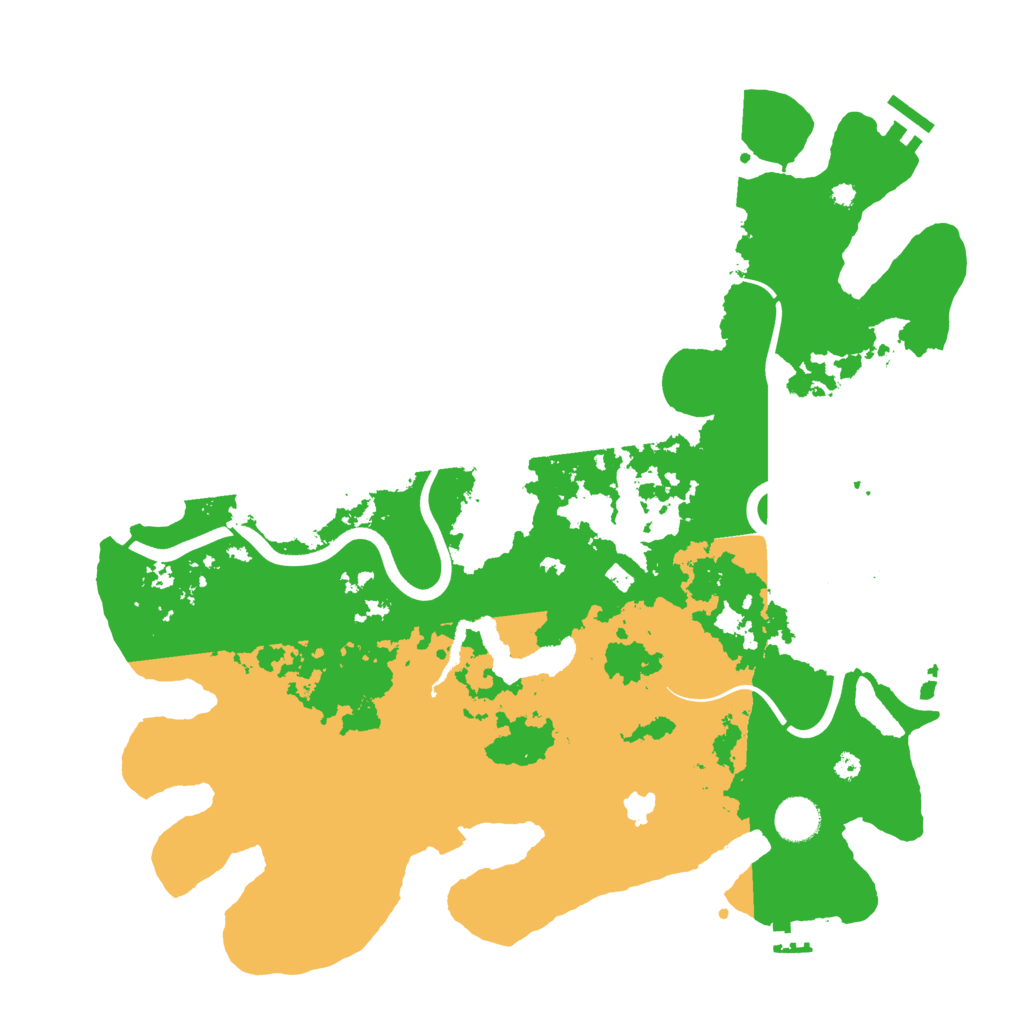 Biome Rust Map: Procedural Map, Size: 4000, Seed: 777777