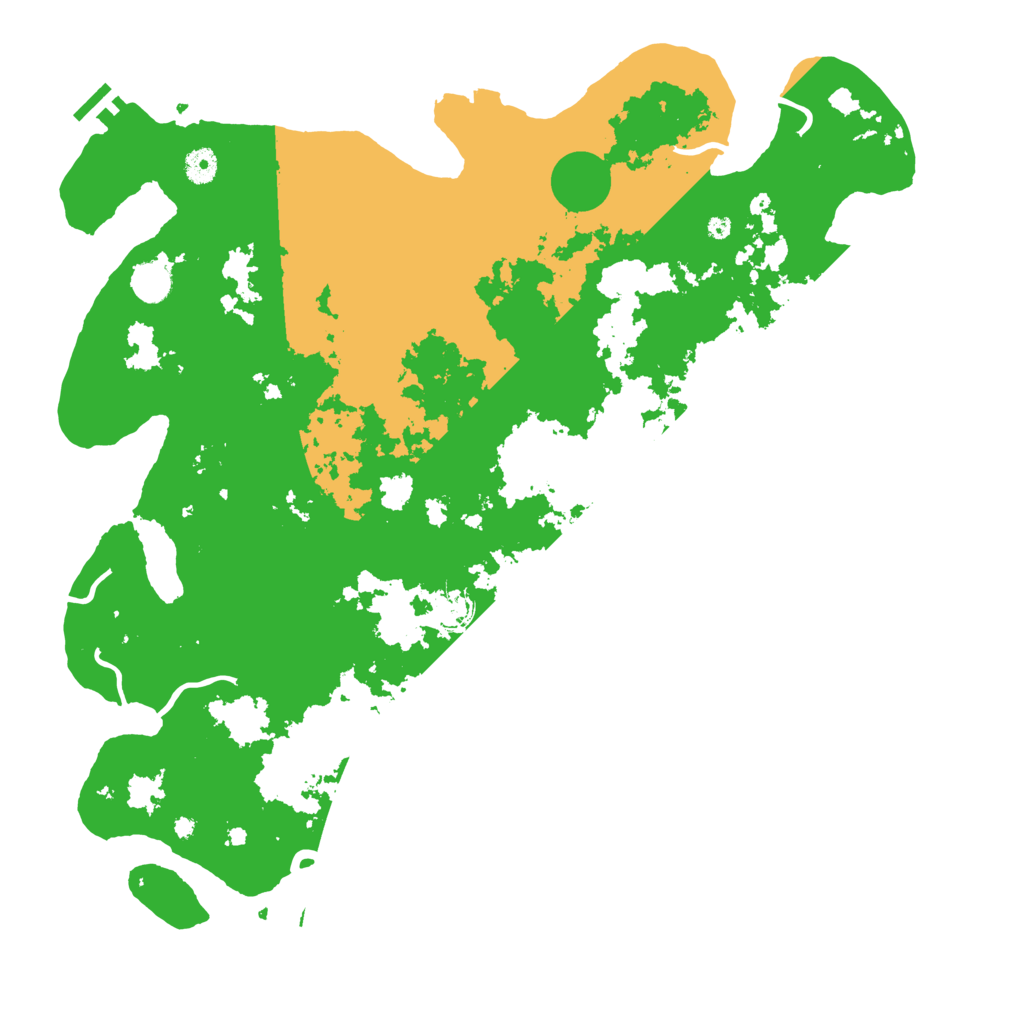 Biome Rust Map: Procedural Map, Size: 4500, Seed: 765432198