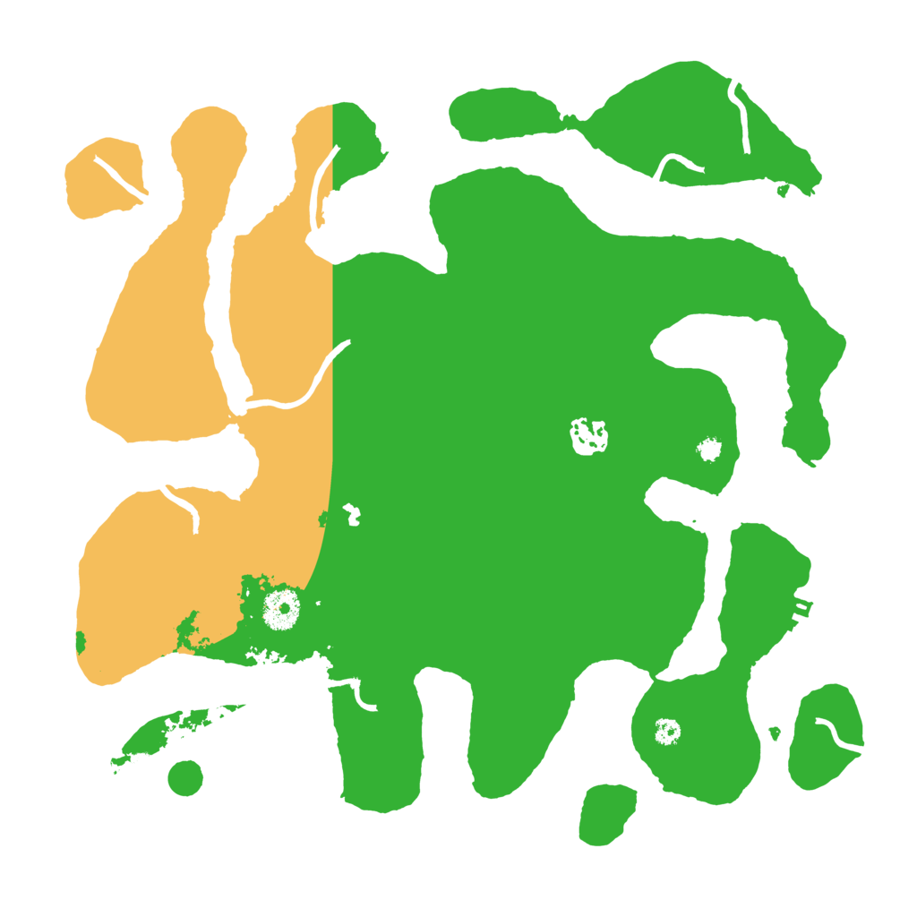 Biome Rust Map: Procedural Map, Size: 3500, Seed: 179297181