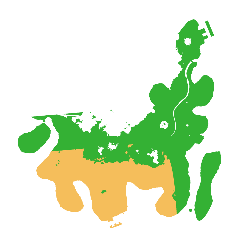 Biome Rust Map: Procedural Map, Size: 3000, Seed: 723488