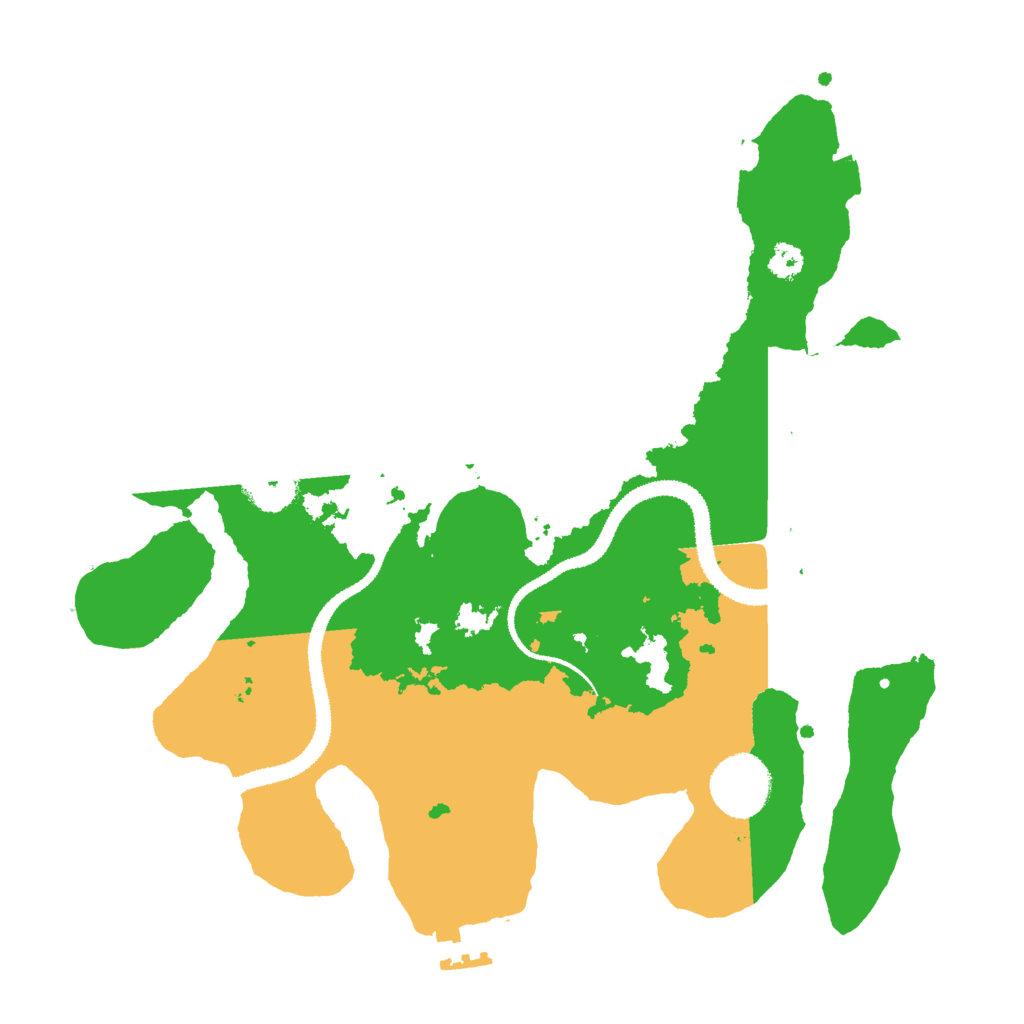 Biome Rust Map: Procedural Map, Size: 3000, Seed: 723488