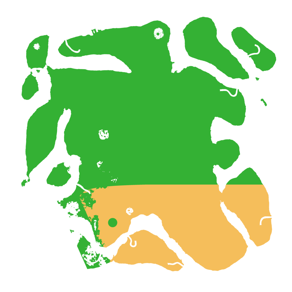 Biome Rust Map: Procedural Map, Size: 4200, Seed: 811103626