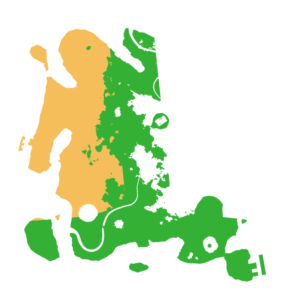 Biome Rust Map: Procedural Map, Size: 3000, Seed: 1852776496