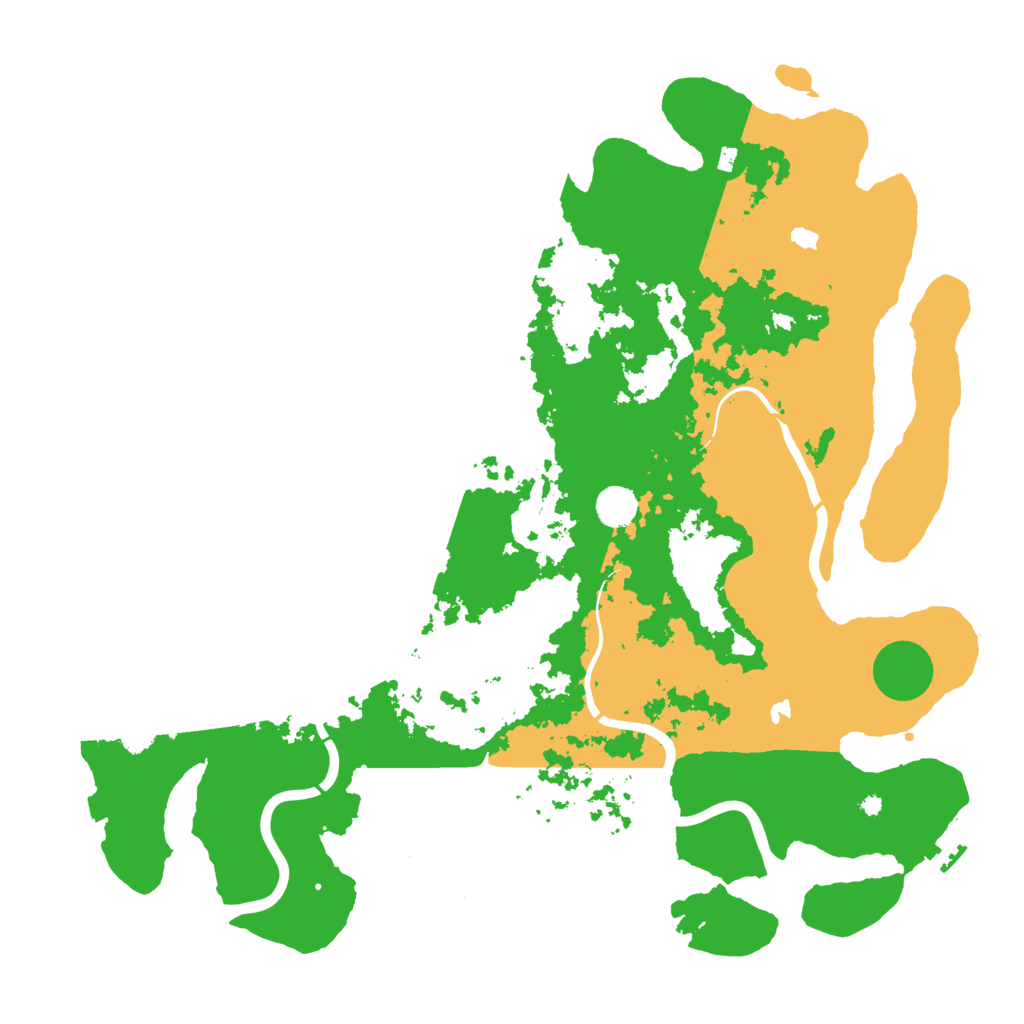 Biome Rust Map: Procedural Map, Size: 4500, Seed: 4787
