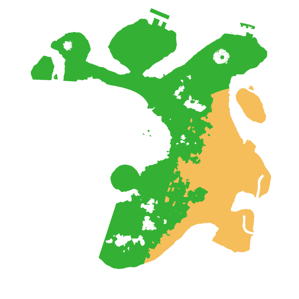 Biome Rust Map: Procedural Map, Size: 3000, Seed: 123876