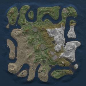 Thumbnail Rust Map: Procedural Map, Size: 4250, Seed: 420, 15 Monuments