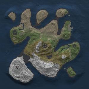 Thumbnail Rust Map: Procedural Map, Size: 2700, Seed: 2147483647, 7 Monuments