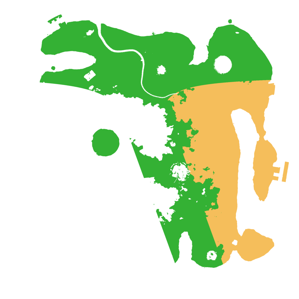 Biome Rust Map: Procedural Map, Size: 3000, Seed: 1137105786