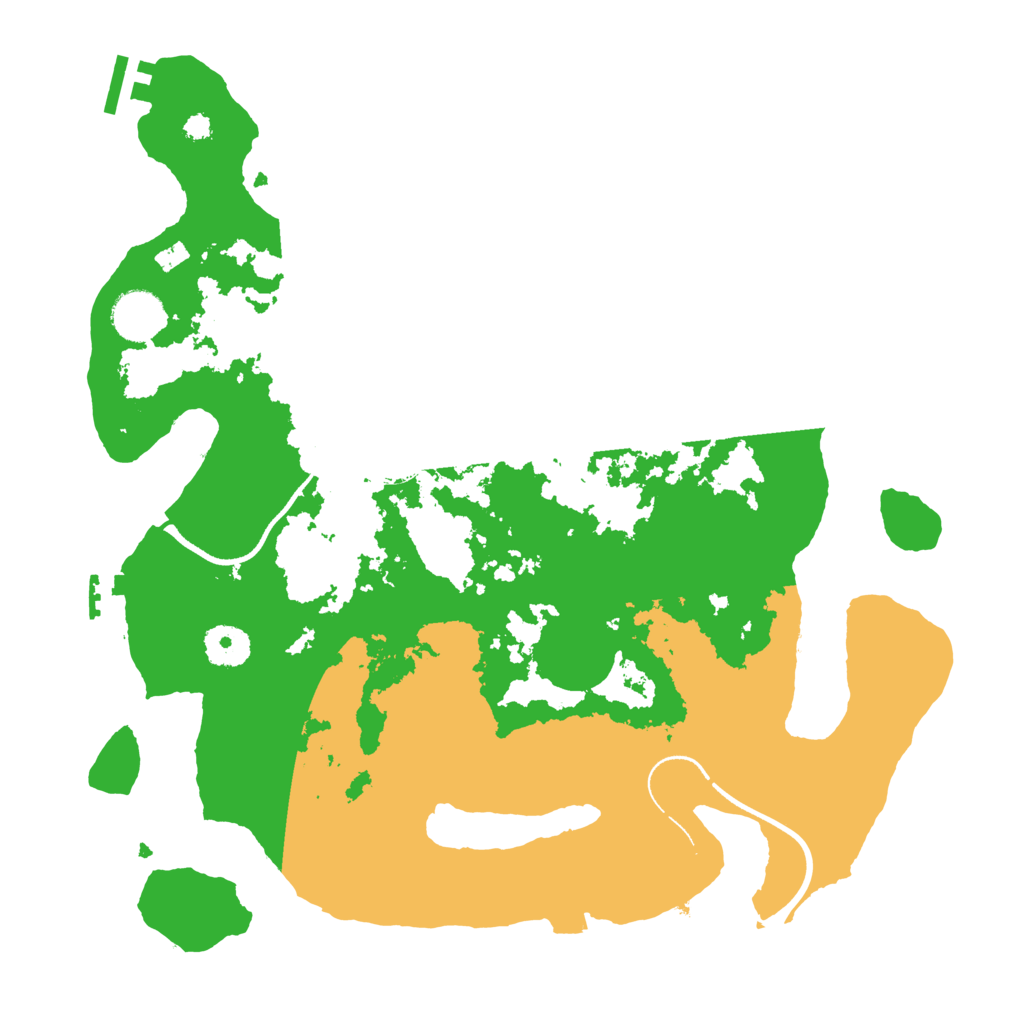 Biome Rust Map: Procedural Map, Size: 3500, Seed: 1827191282