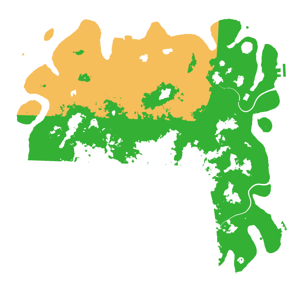 Biome Rust Map: Procedural Map, Size: 4700, Seed: 30678