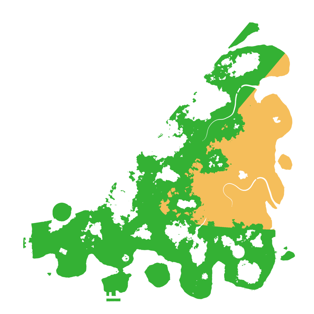 Biome Rust Map: Procedural Map, Size: 4500, Seed: 12989767