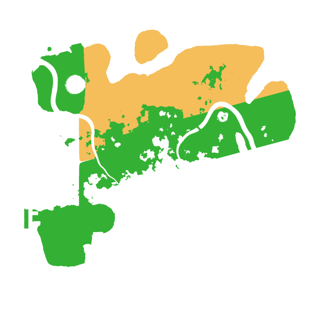 Biome Rust Map: Procedural Map, Size: 3000, Seed: 25339524