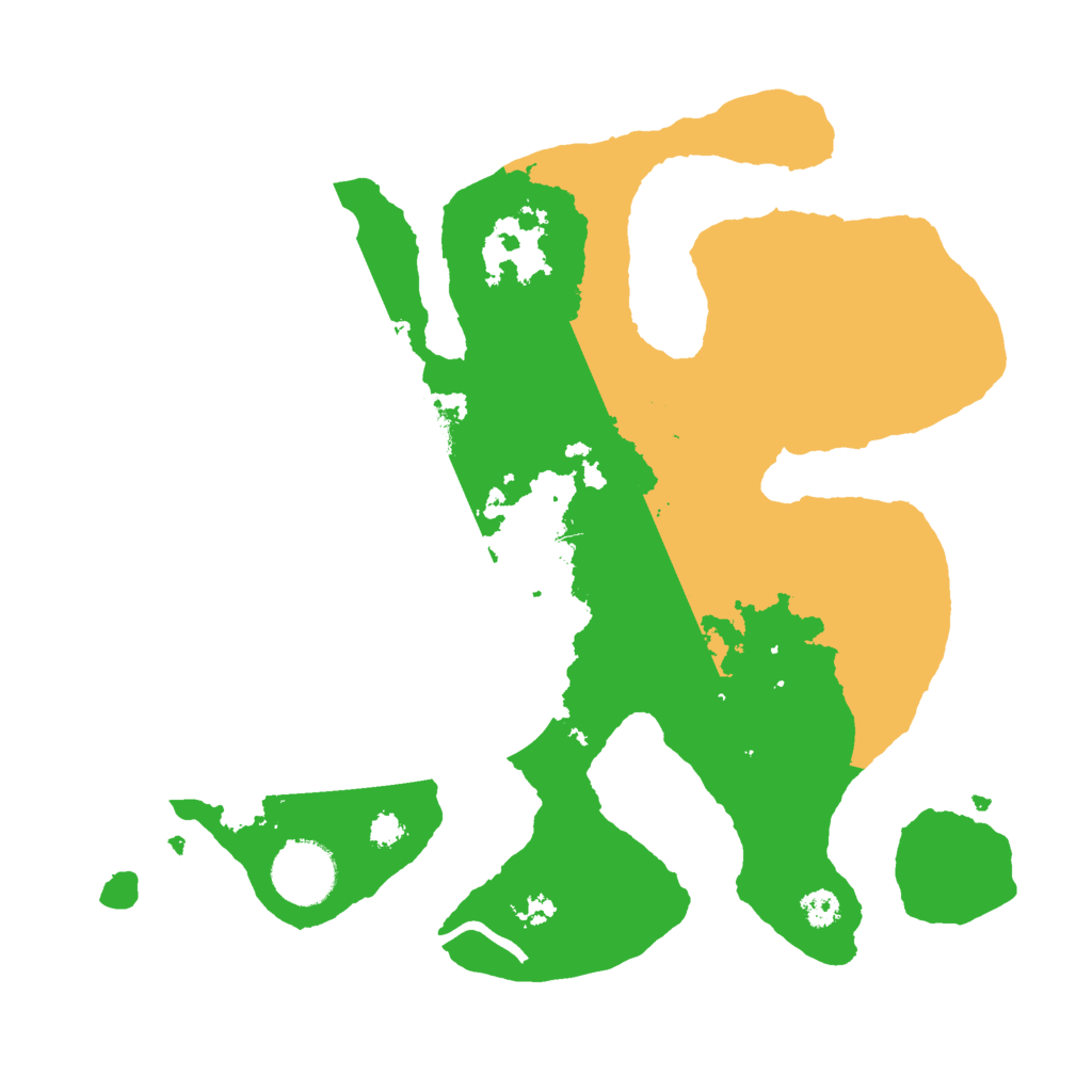 Biome Rust Map: Procedural Map, Size: 3000, Seed: 37653