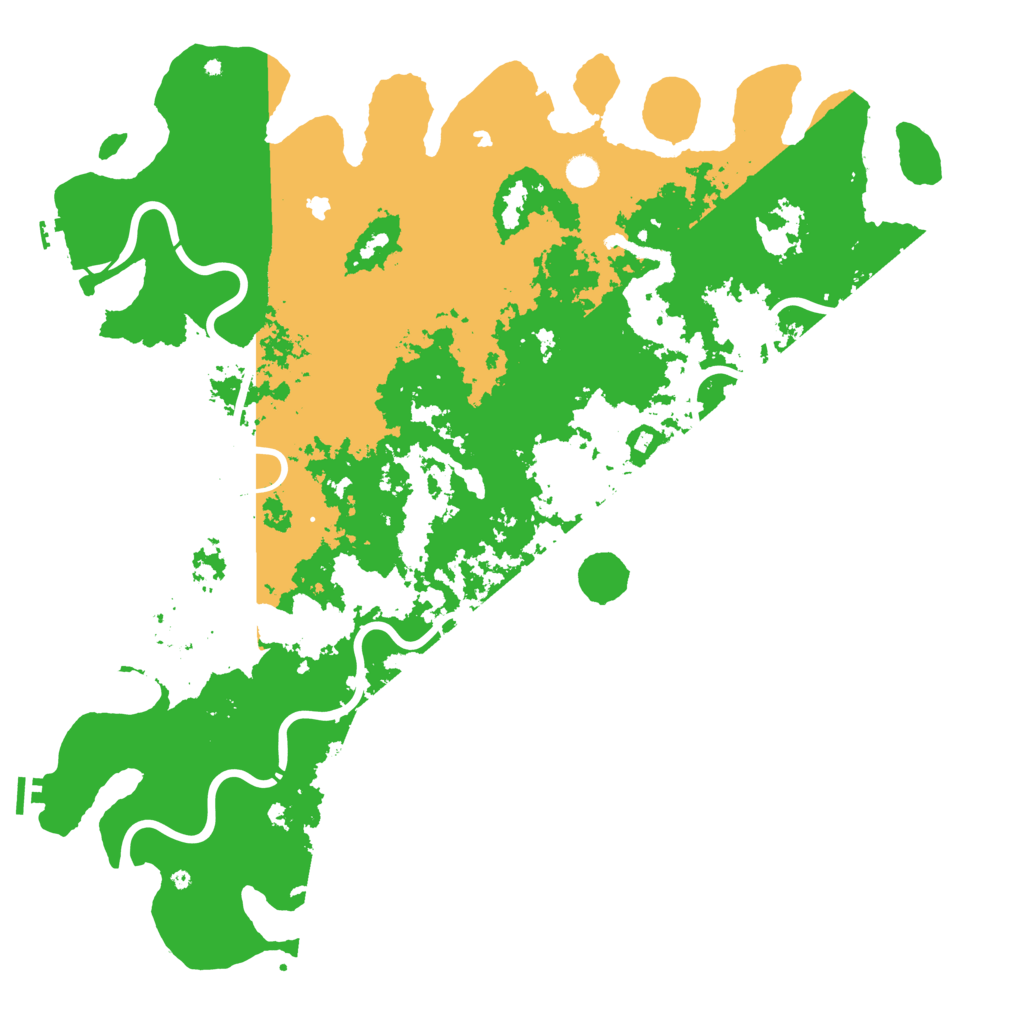 Biome Rust Map: Procedural Map, Size: 5500, Seed: 13