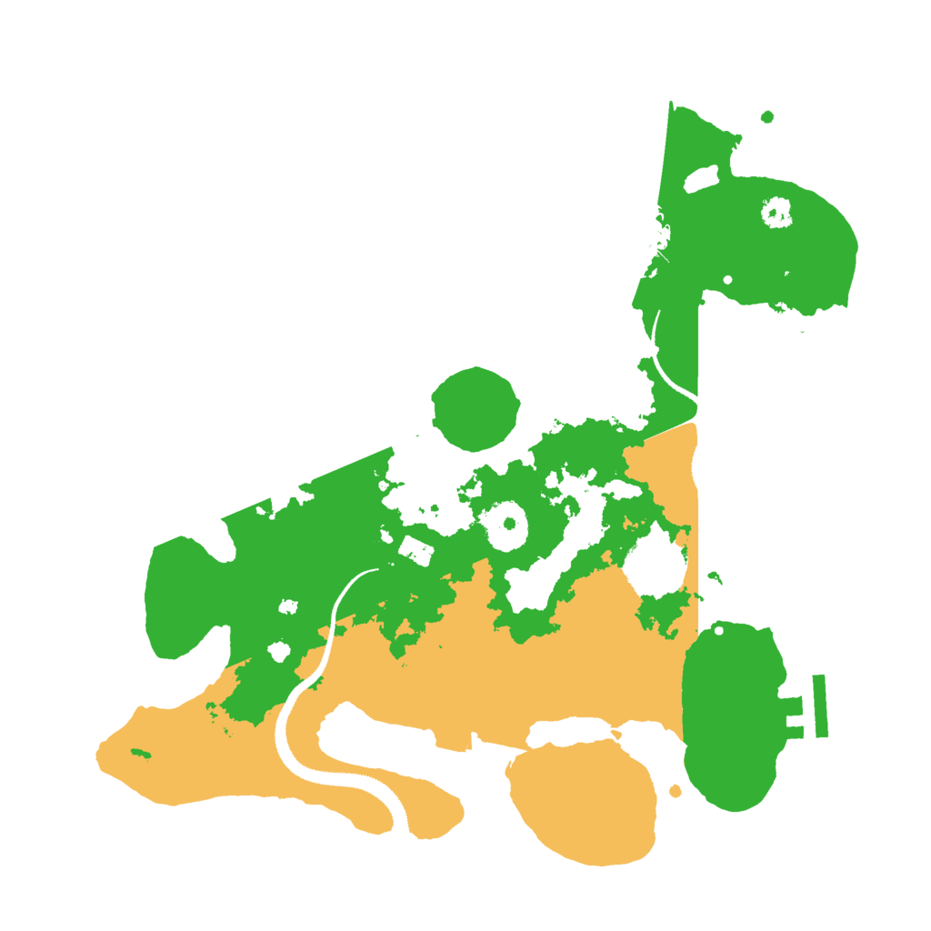 Biome Rust Map: Procedural Map, Size: 3000, Seed: 2083382477
