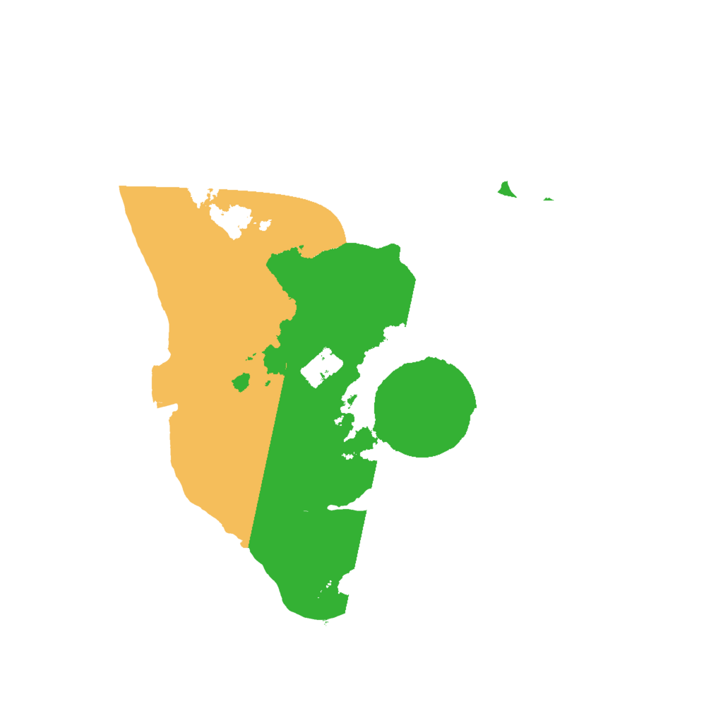 Biome Rust Map: Procedural Map, Size: 2000, Seed: 576637961