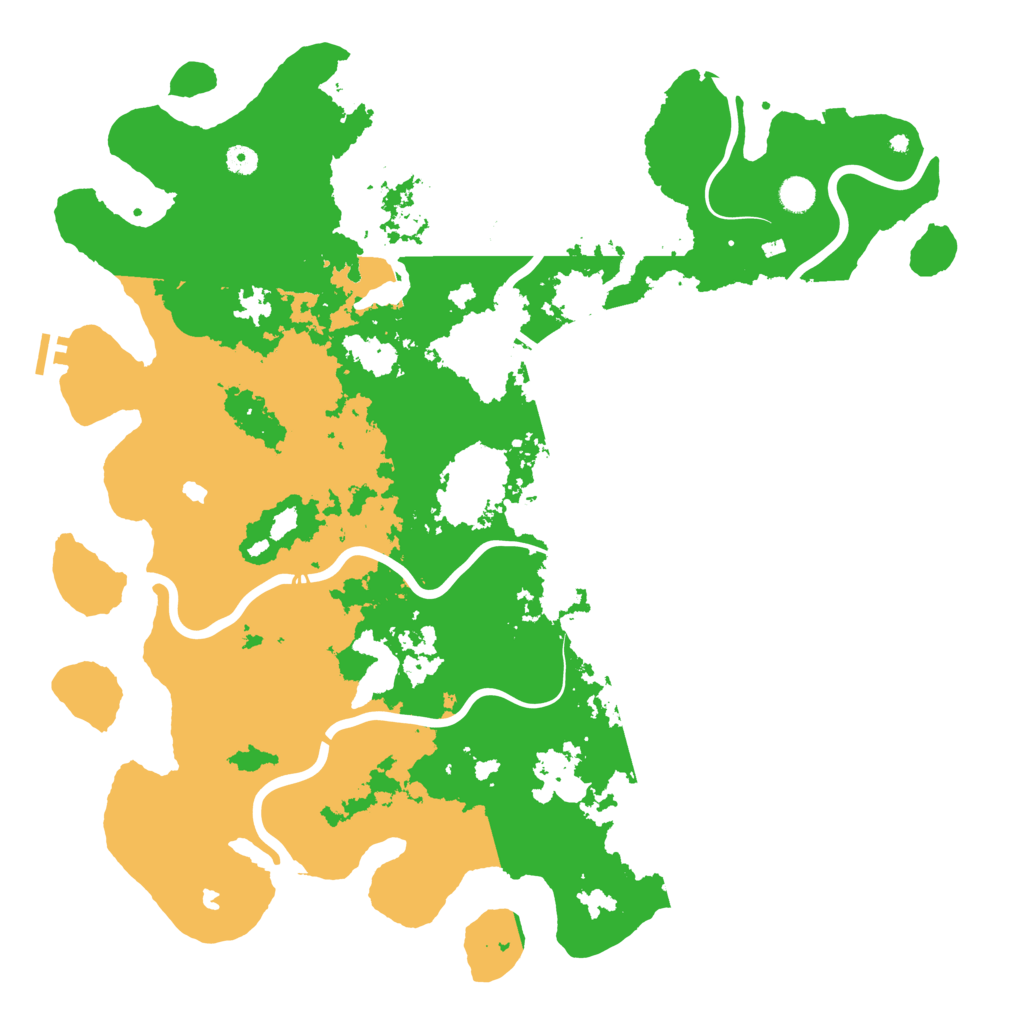 Biome Rust Map: Procedural Map, Size: 5000, Seed: 80388803