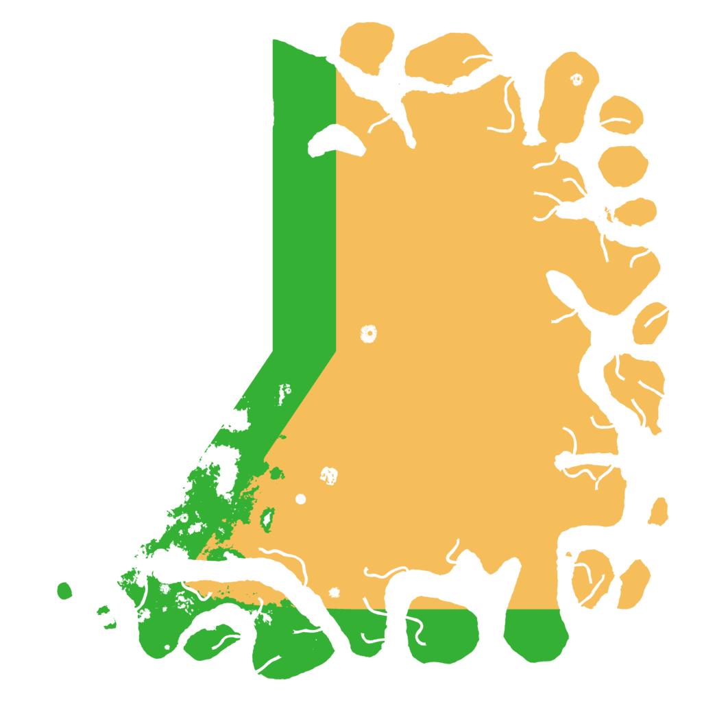 Biome Rust Map: Procedural Map, Size: 6000, Seed: 1618580761