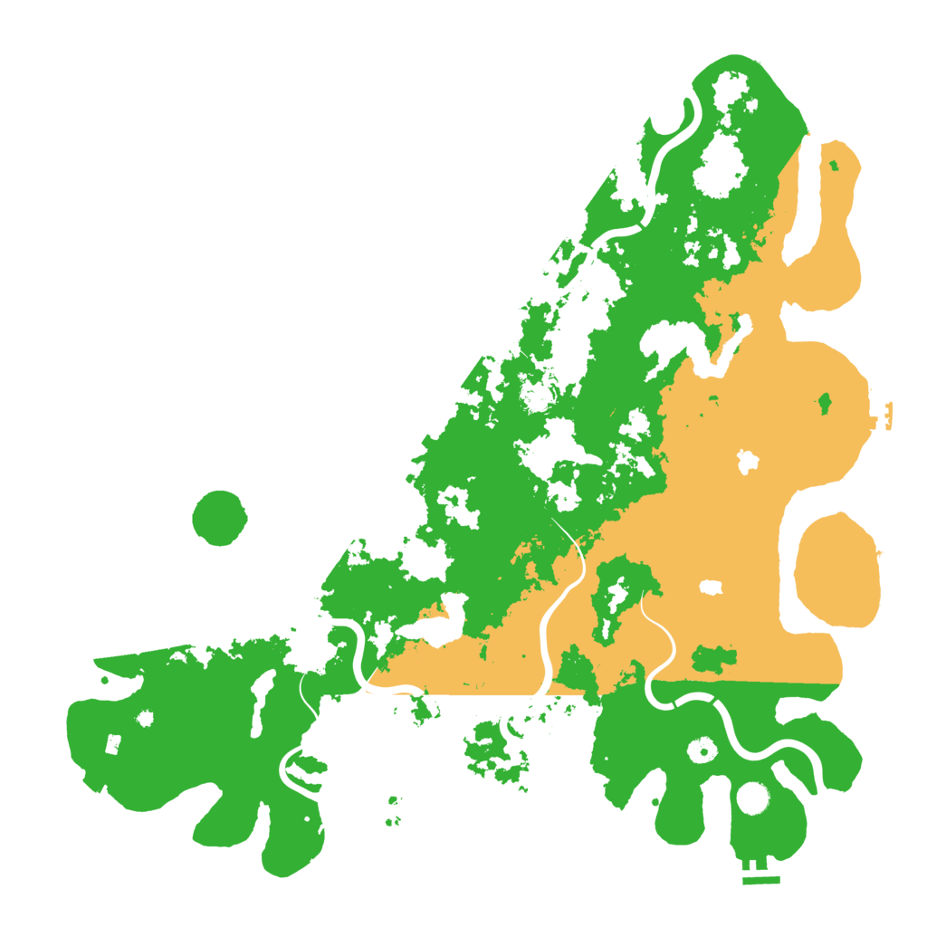 Biome Rust Map: Procedural Map, Size: 5000, Seed: 70482878