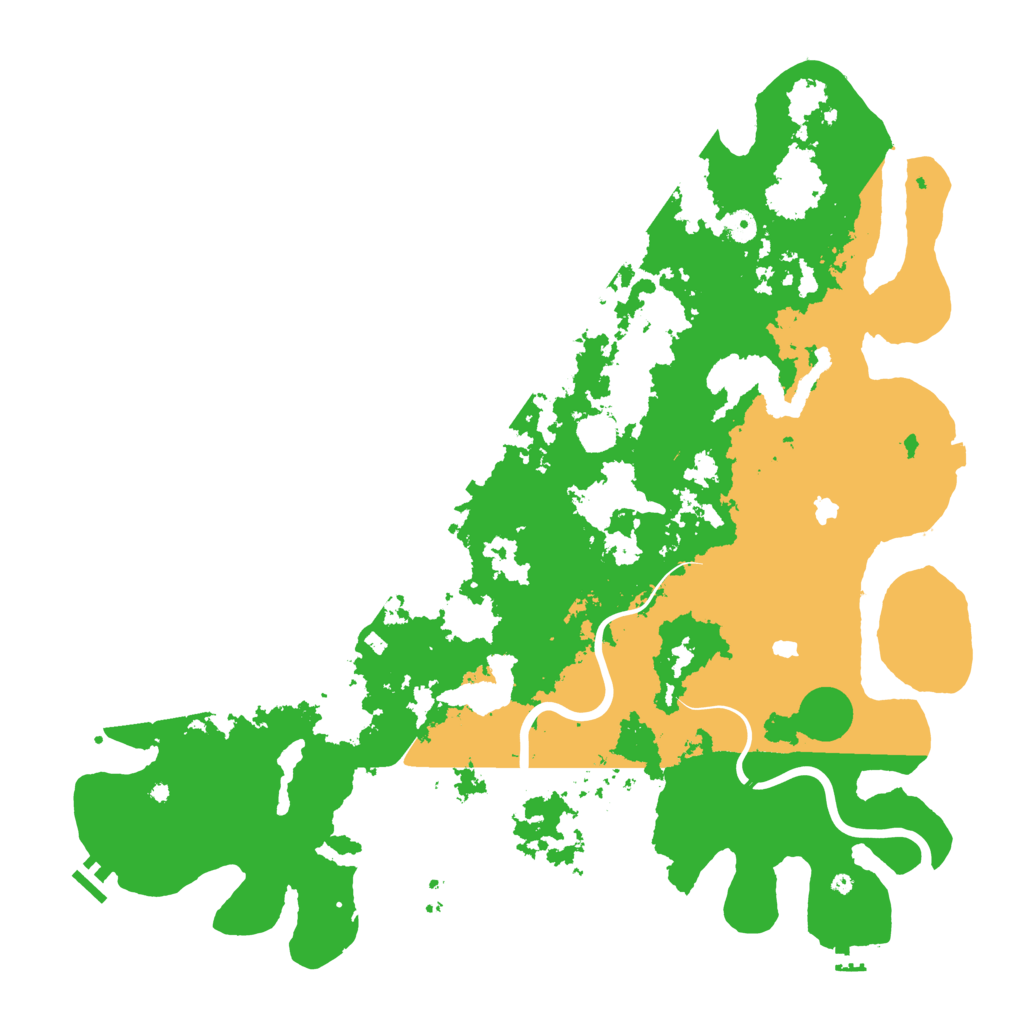 Biome Rust Map: Procedural Map, Size: 5000, Seed: 70482878