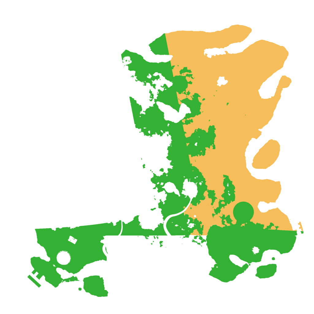 Biome Rust Map: Procedural Map, Size: 4000, Seed: 20030510