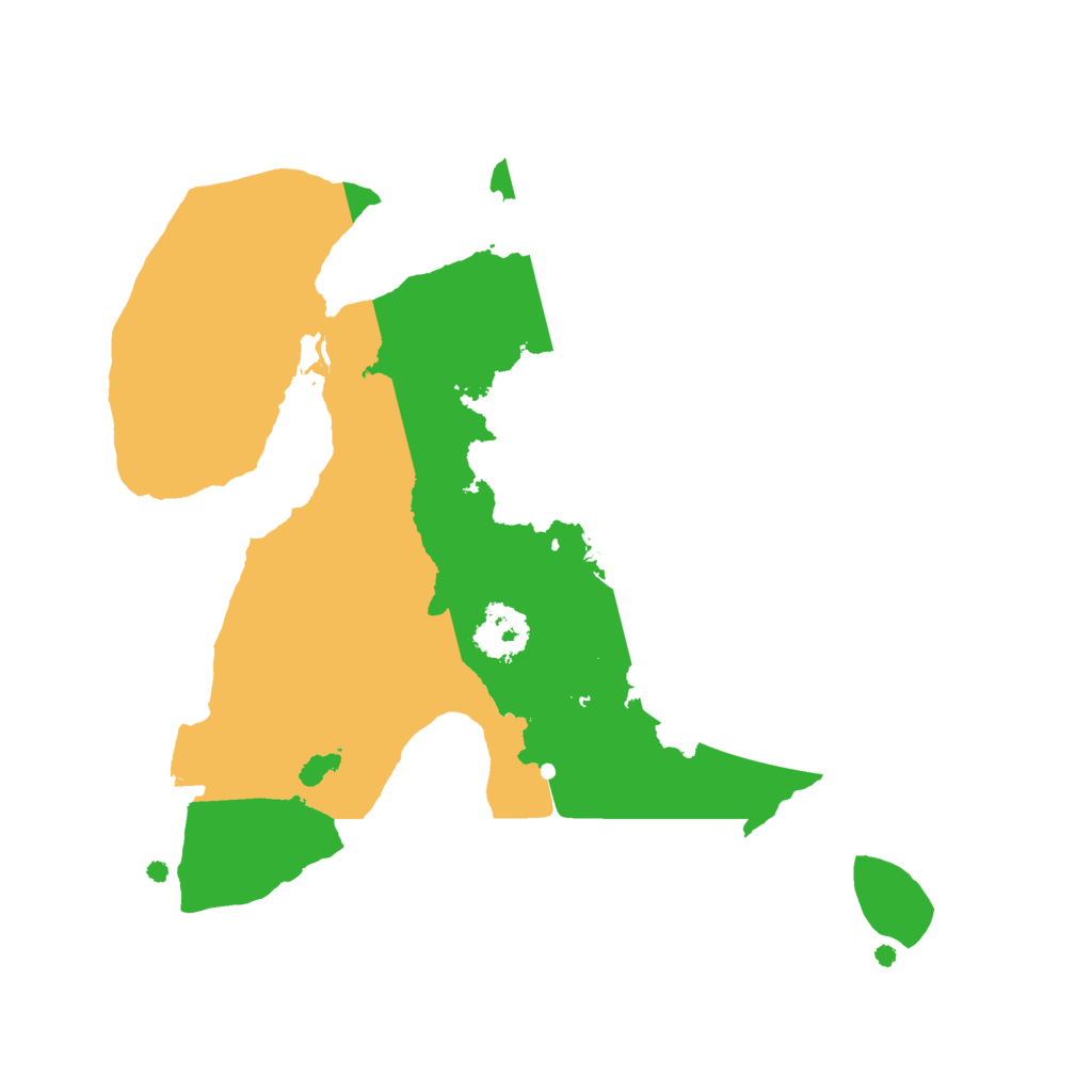 Biome Rust Map: Procedural Map, Size: 2050, Seed: 456165