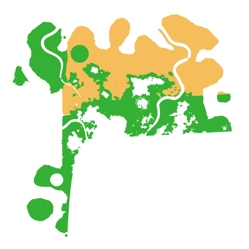 Biome Rust Map: Procedural Map, Size: 3700, Seed: 784445178