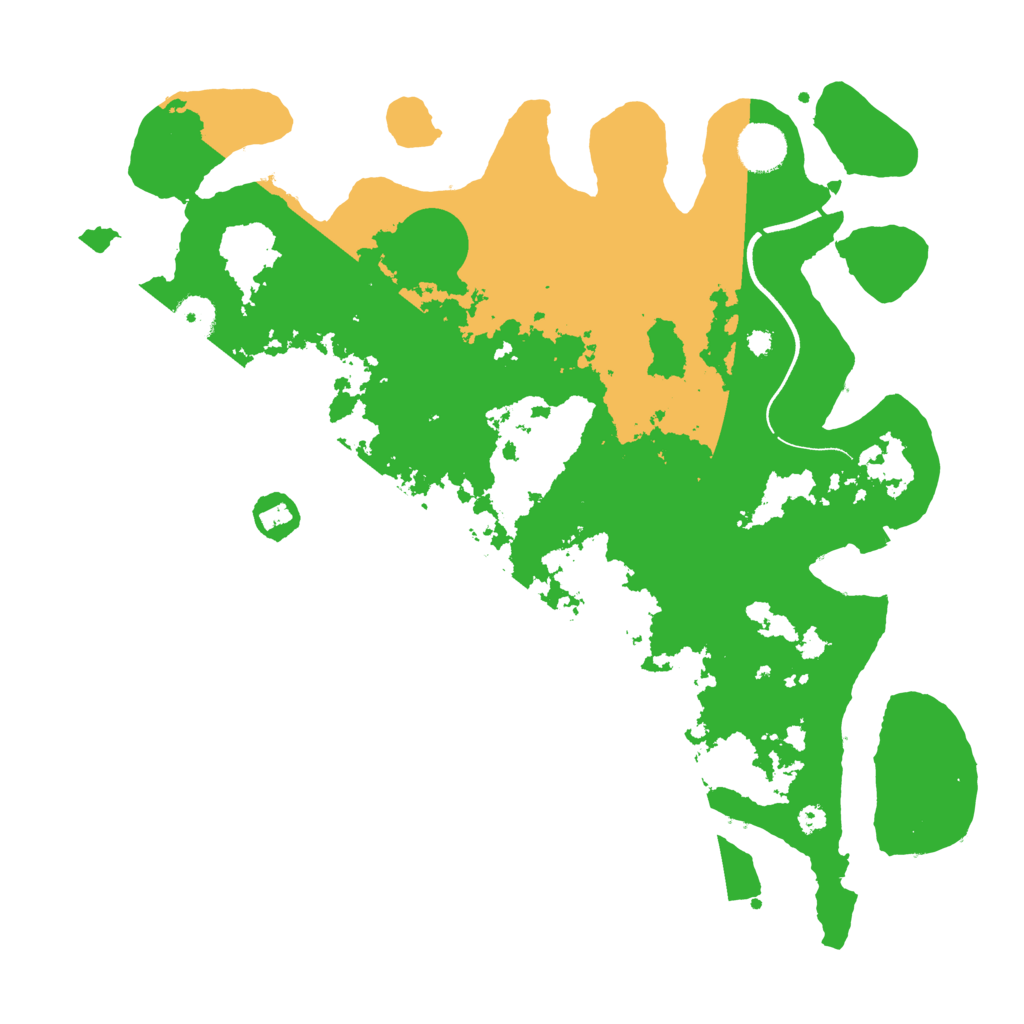 Biome Rust Map: Procedural Map, Size: 3700, Seed: 1686102758