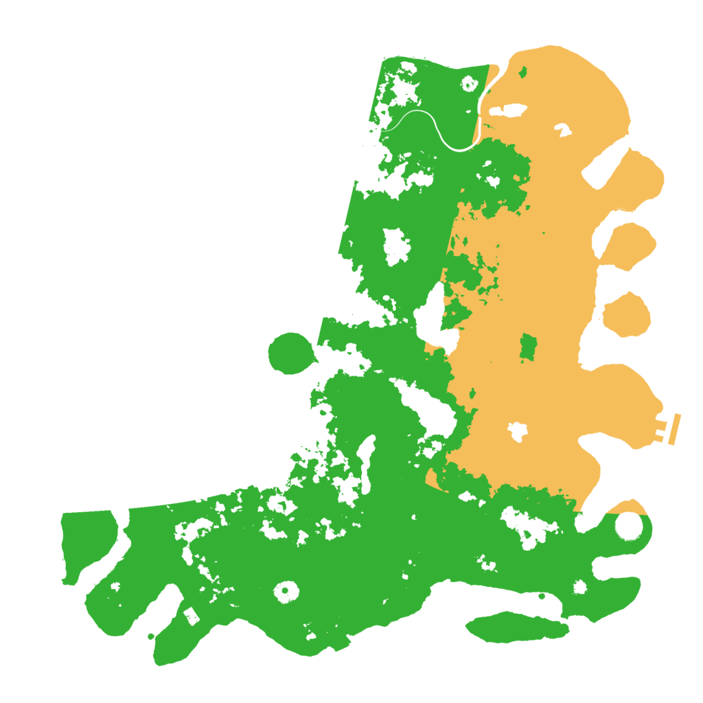 Biome Rust Map: Procedural Map, Size: 4500, Seed: 365475643