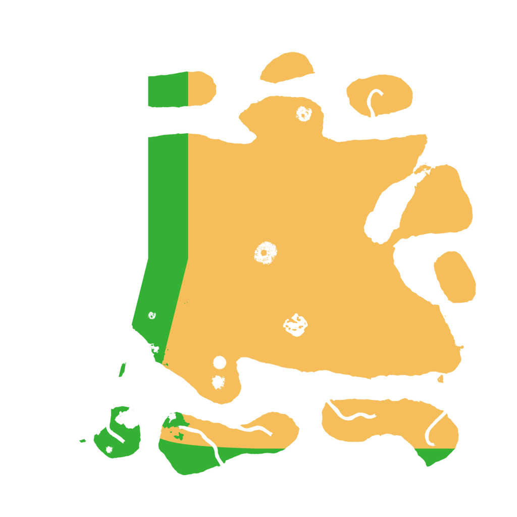 Biome Rust Map: Procedural Map, Size: 3500, Seed: 418752369