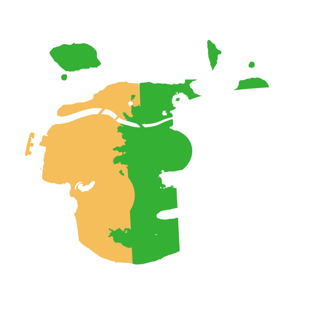 Biome Rust Map: Procedural Map, Size: 2050, Seed: 2050