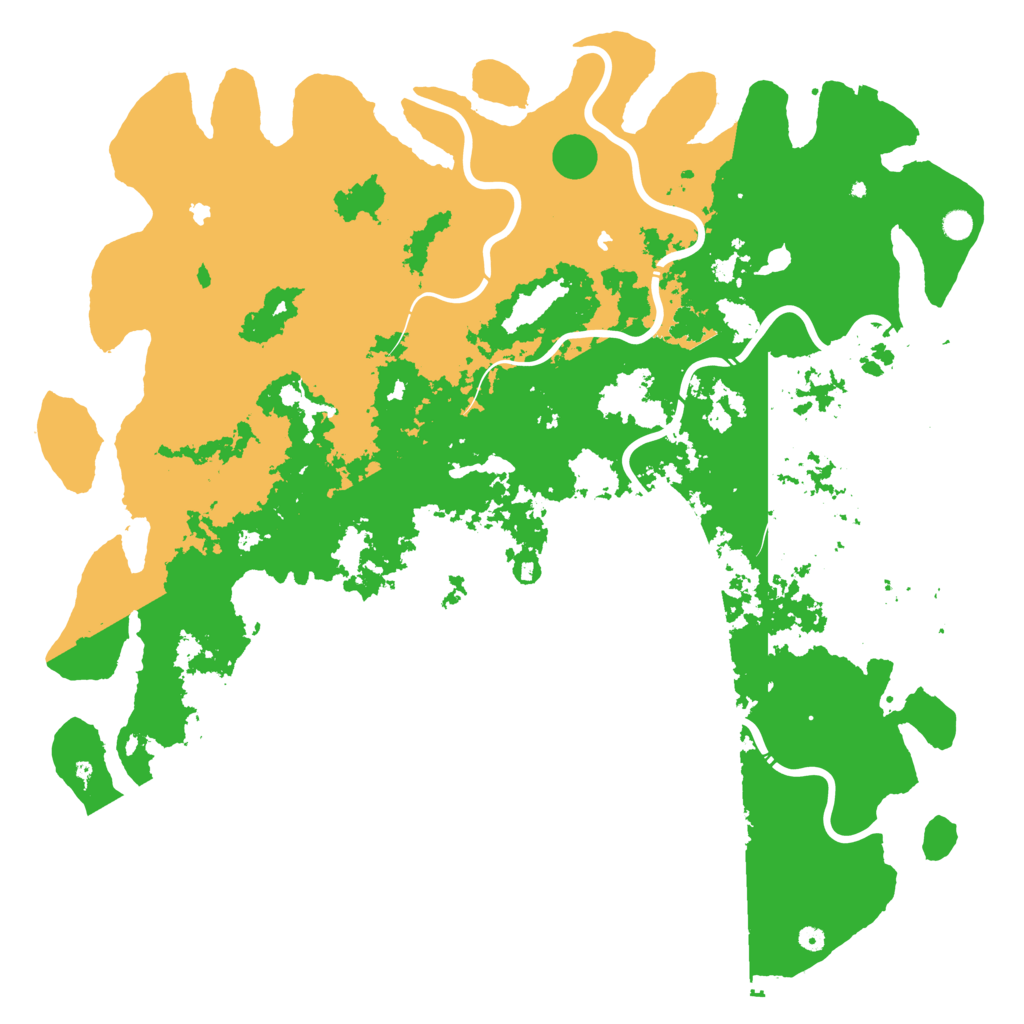 Biome Rust Map: Procedural Map, Size: 6000, Seed: 2048192020